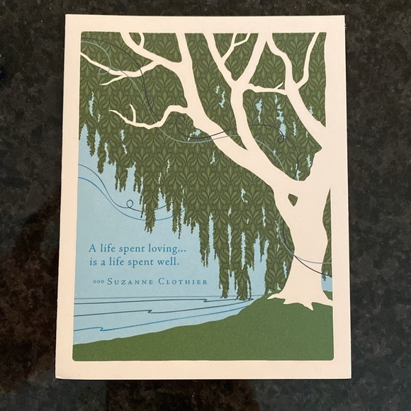 Compendium Positively Green Sympathy Card and Envelope - Picture 2 of 4